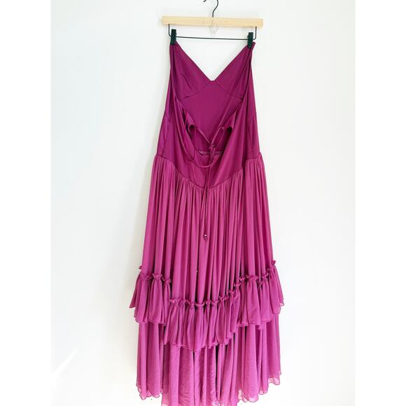 Free People Purple Maxi Boho Size Medium - Picture 4 of 5